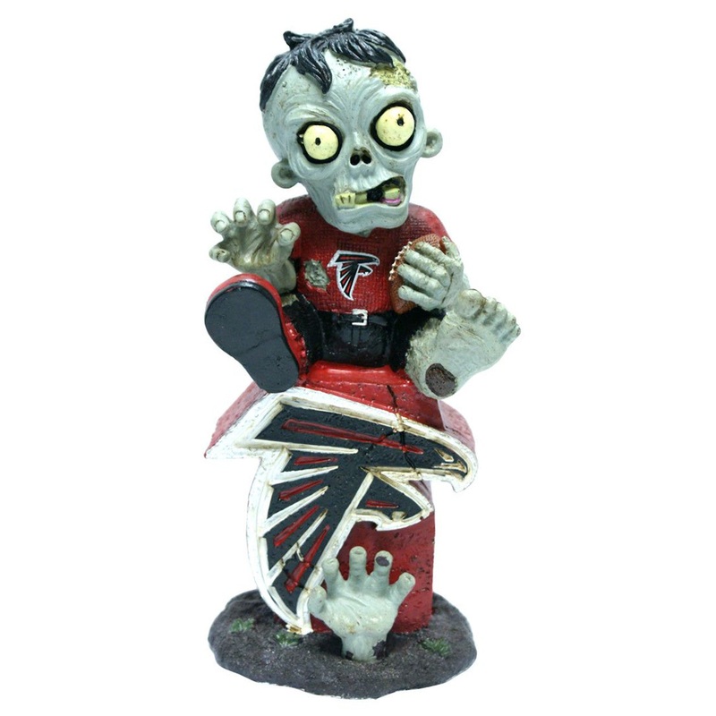 Forever Collectibles Atlanta Falcons Zombie On Logo Figurine