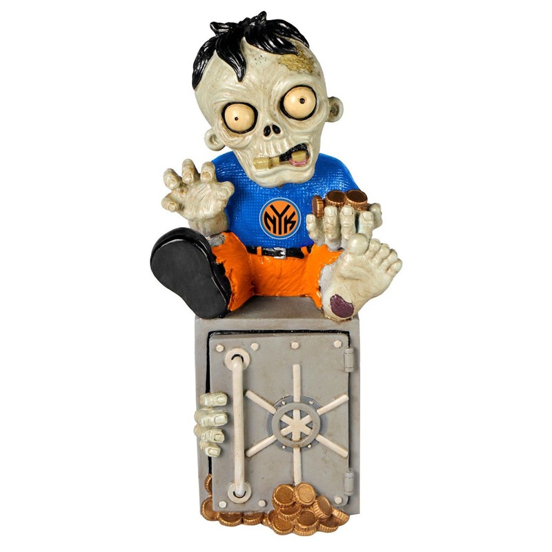 Forever Collectibles New York Knicks Zombie Bank Figurine
