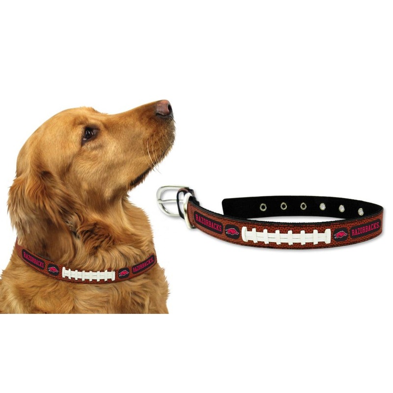 Gamewear Arkansas Razorbacks Football Pet Collar Size Medium