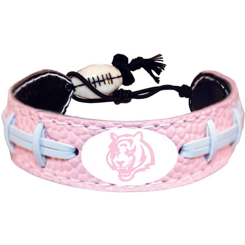 Gamewear Cincinnati Bengals Pink Football Bracelet