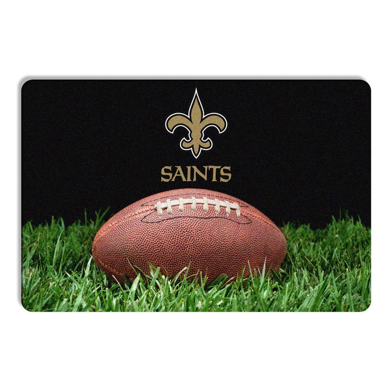 Gamewear New Orleans Saints Classic NFL Football Pet Bowl Mat Size Large