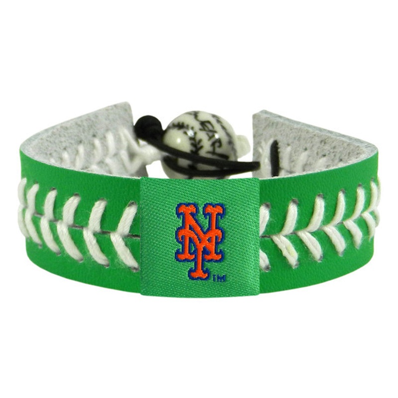 Gamewear New York Mets Team Color St. Patrick’s Day Baseball Bracelet