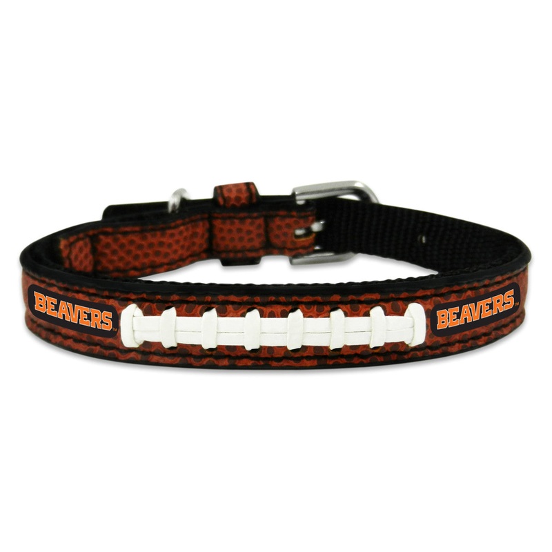 Gamewear Oregon State Beavers Classic Leather Football Pet Collar Toy