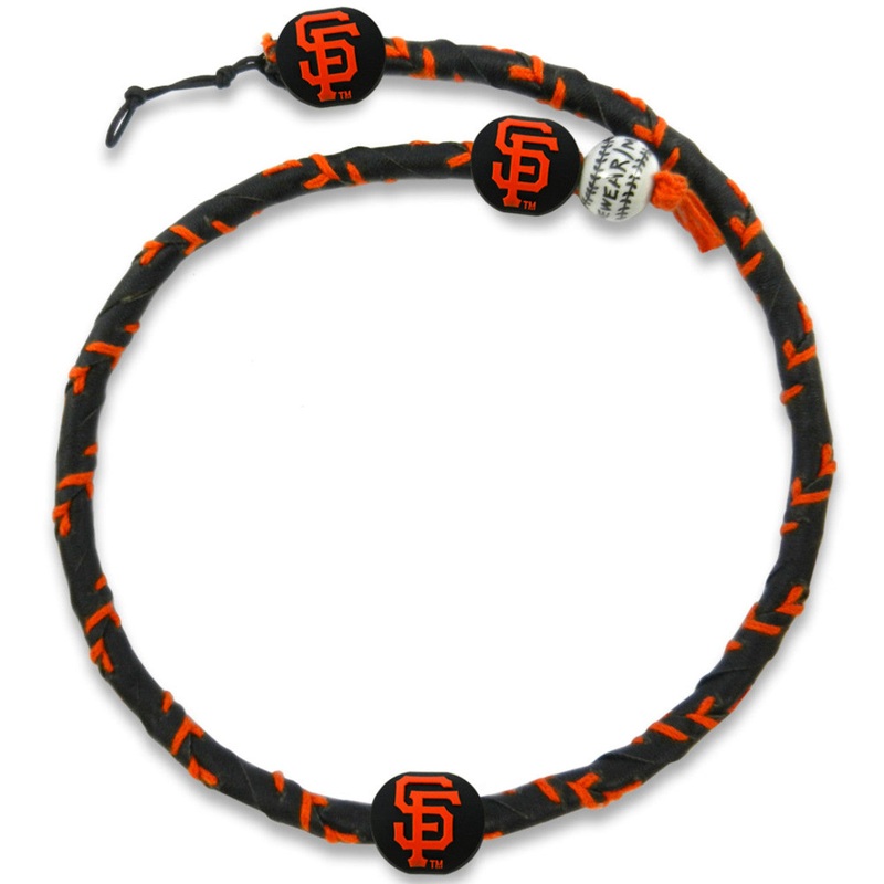 Gamewear San Francisco Giants Team Color Frozen Rope Baseball Necklace