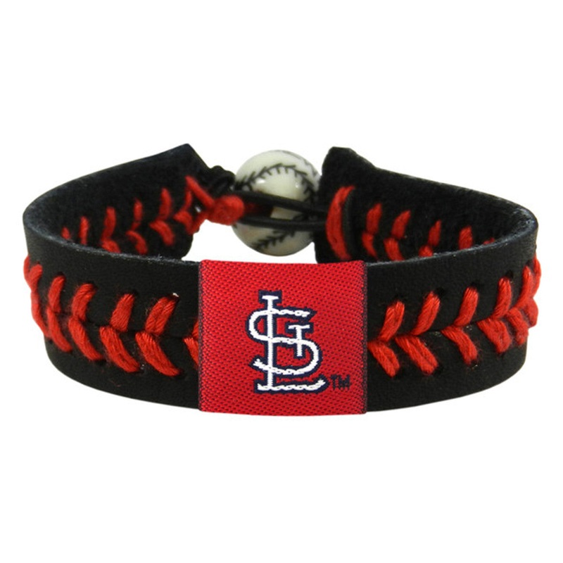 Gamewear St. Louis Cardinals Team Color St L Logo Baseball Bracelet