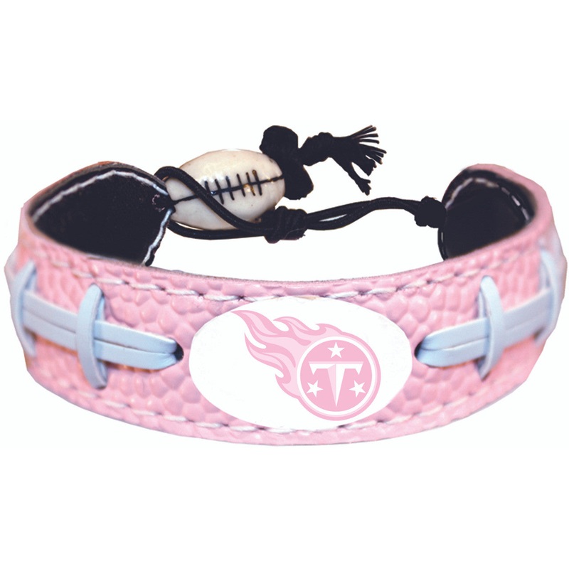 Gamewear Tennessee Titans Pink Football Bracelet