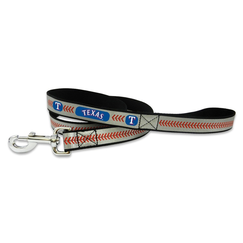 Gamewear Texas Rangers Baseball Reflective Pet Leash Size Large