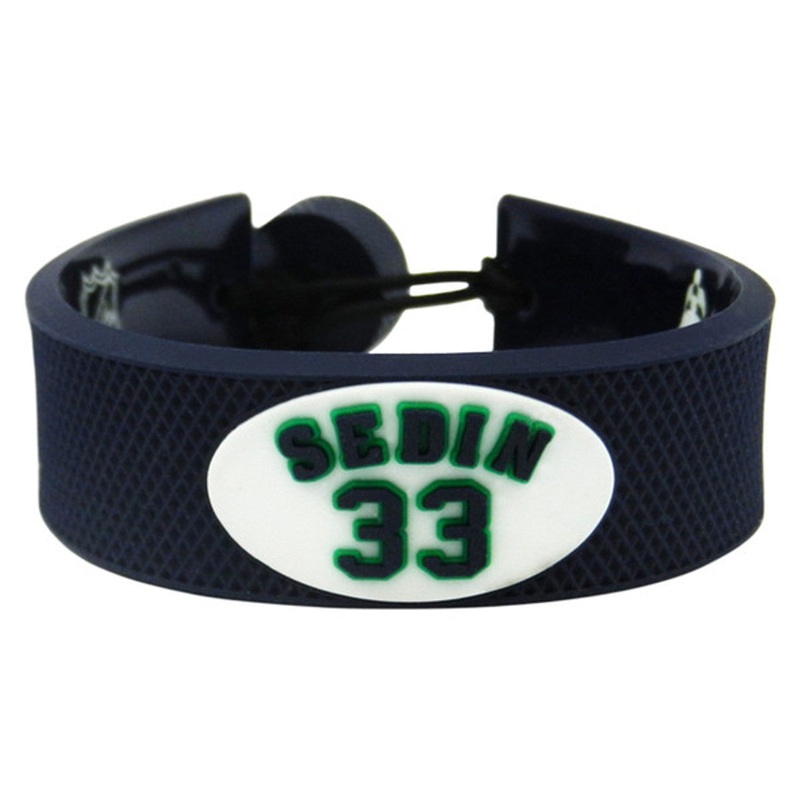 Gamewear Vancouver Canucks Team Color Bracelet Jersey Henrik Sedin