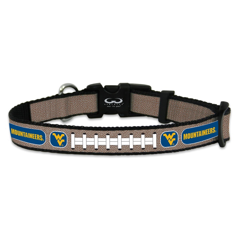 Gamewear West Virginia Mountaineers Reflective Football Pet Collar Toy