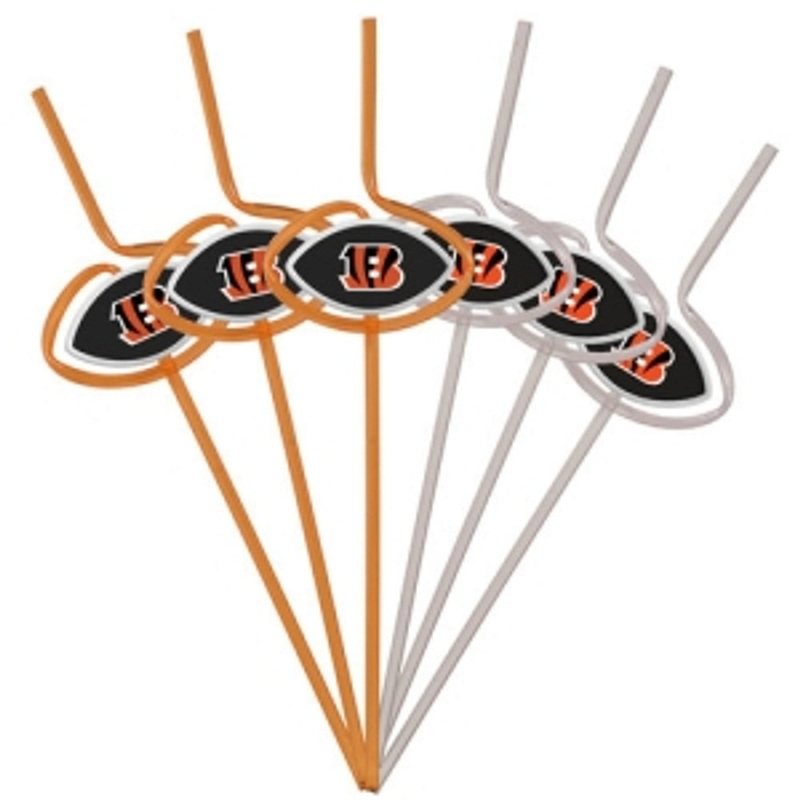 Pangea Brands Cincinnati Bengals Team Sipper Straws
