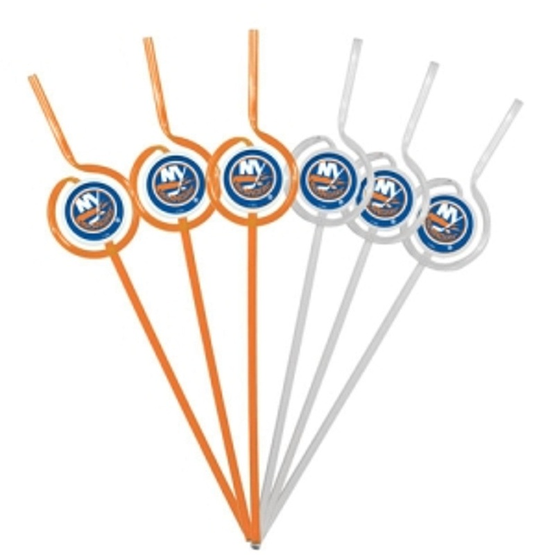 Pangea Brands New York Islanders Team Sipper Straws