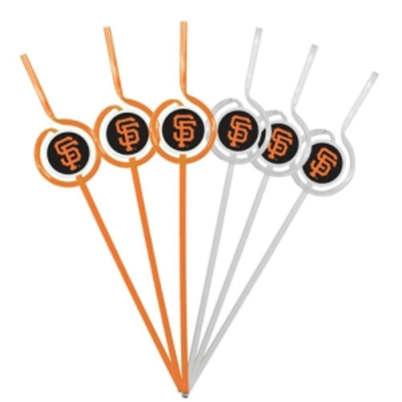 Pangea Brands San Francisco Giants Team Sipper Straws