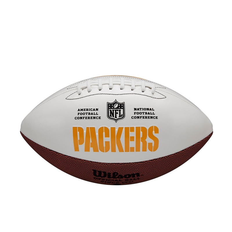 Wilson Green Bay Packers Full Size Autographable Football