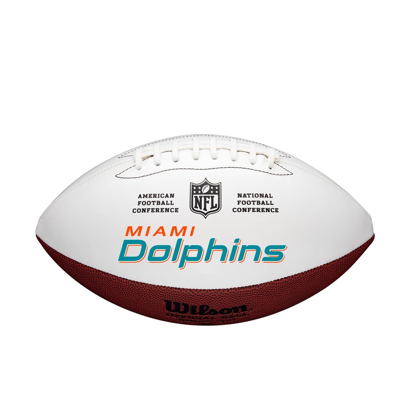 Wilson Miami Dolphins Full Size Autographable Football