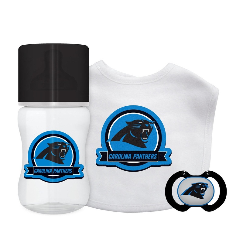 Baby Fanatic Carolina Panthers Baby 3 Piece Gift Set