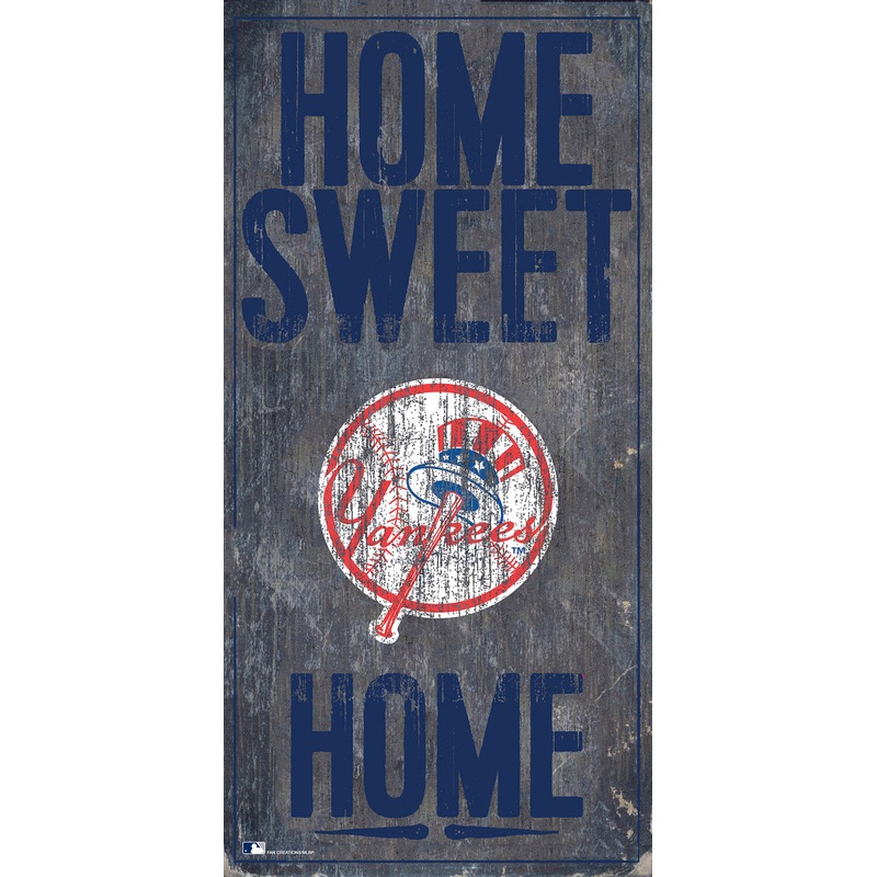 Fan Creations New York Yankees Home Sweet Home Wood Sign 6×12