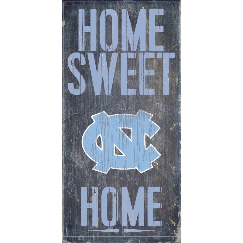 Fan Creations North Carolina Tar Heels Home Sweet Home Wood Sign 6×12