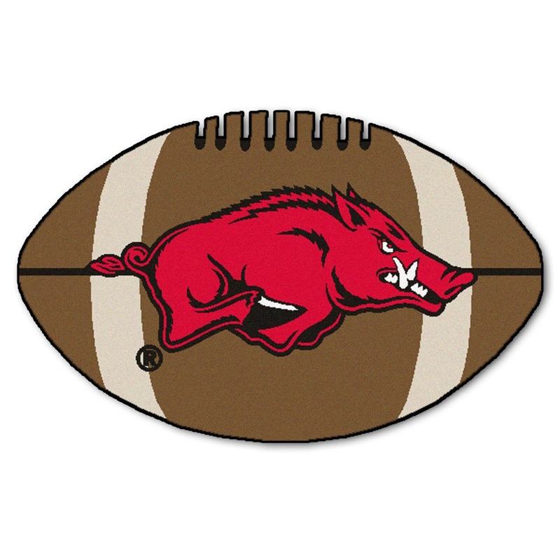 Fanmats Arkansas Razorbacks Football Mat 22×35