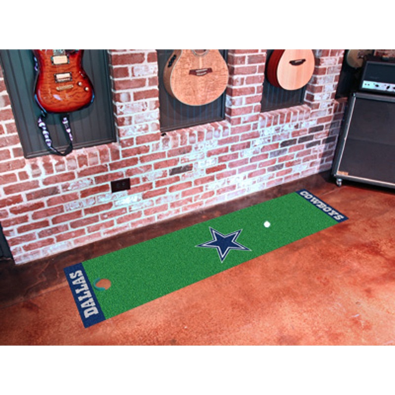 Fanmats Dallas Cowboys Green Putting Mat