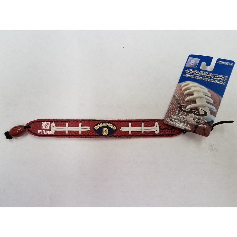 Gamewear Los Angeles Rams Classic Jersey Sam Bradford Throwback Football Bracelet