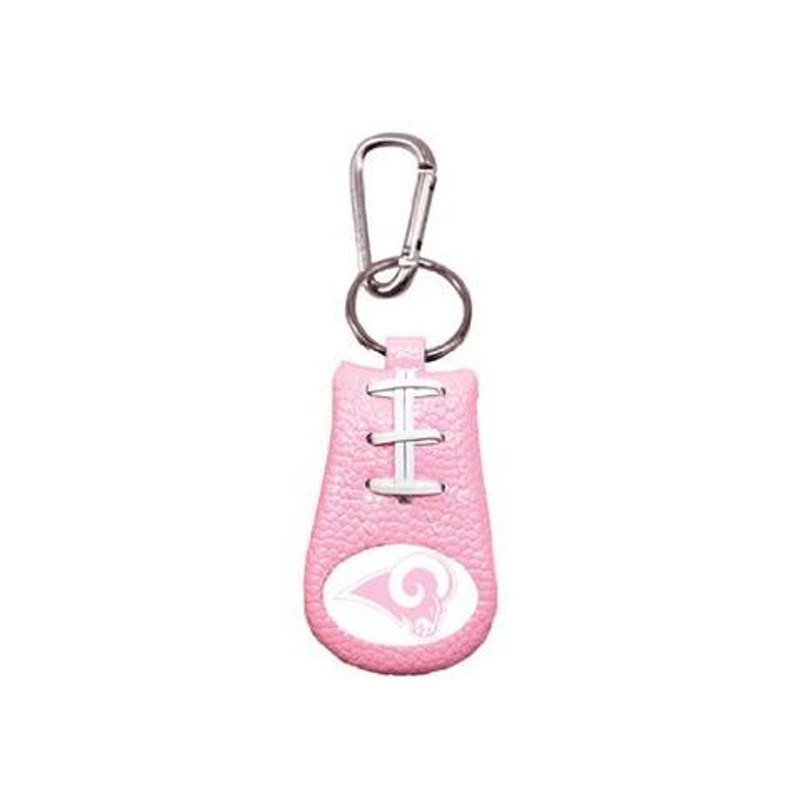 Gamewear Los Angeles Rams Pink NFL Football Keychain