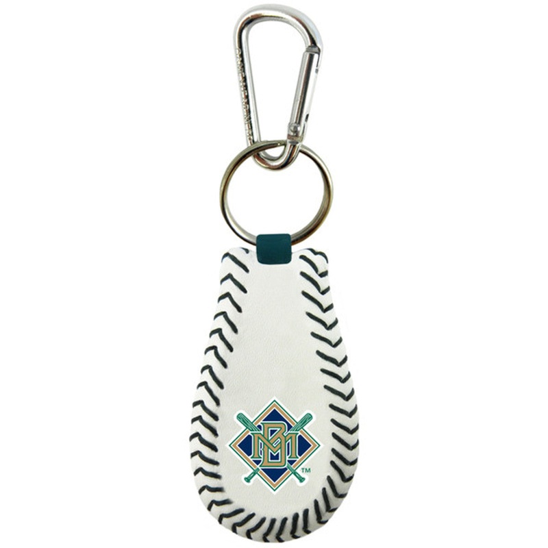 Gamewear Milwaukee Brewers Classic Baseball Retro MB Logo Keychain