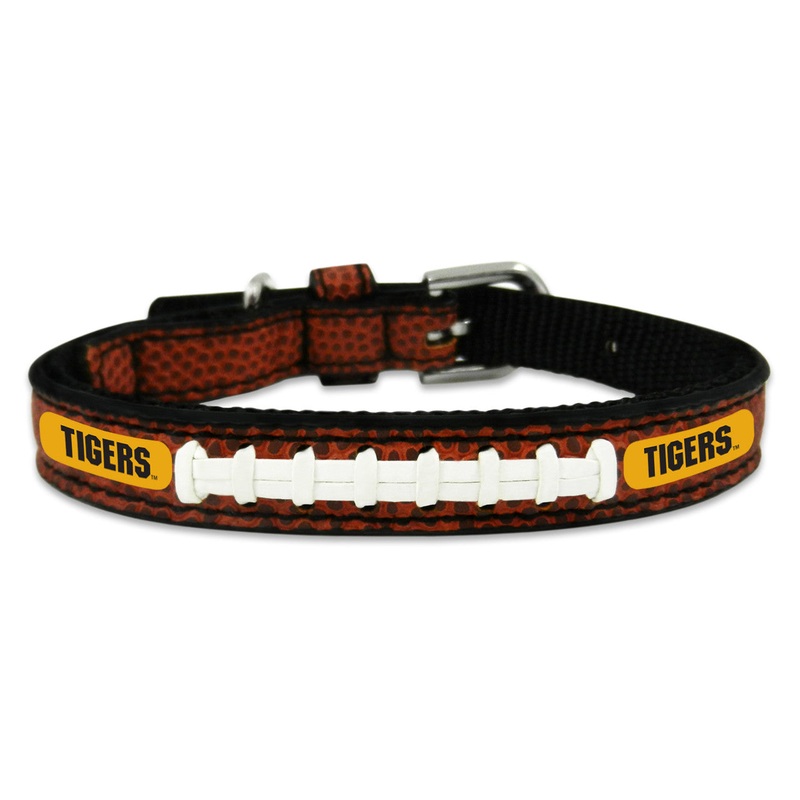 Gamewear Missouri Tigers Classic Leather Football Collar Toy