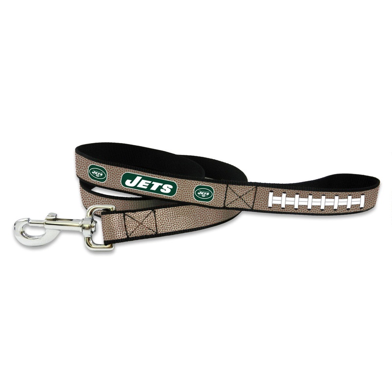 Gamewear New York Jets Reflective Football Pet Leash Size Large