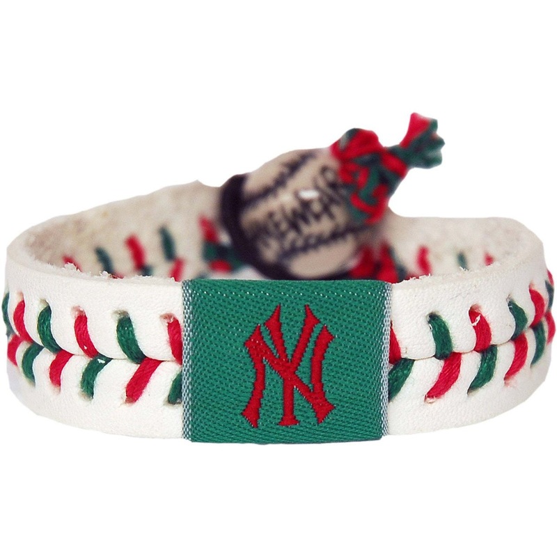 Gamewear New York Yankees Holiday Team Color Baseball Bracelet