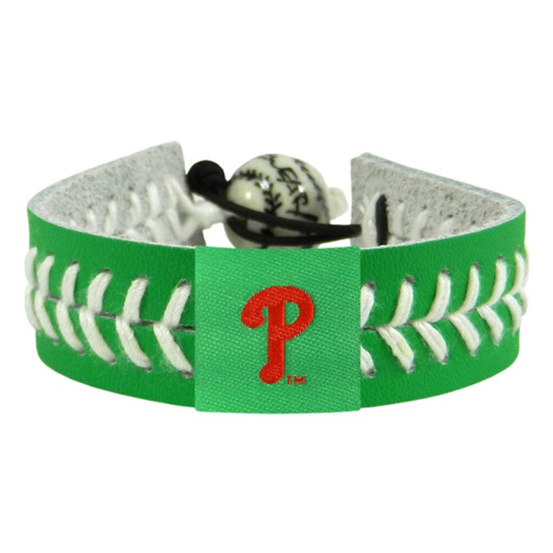Gamewear Philadelphia Phillies St. Patrick’s Day Baseball Bracelet