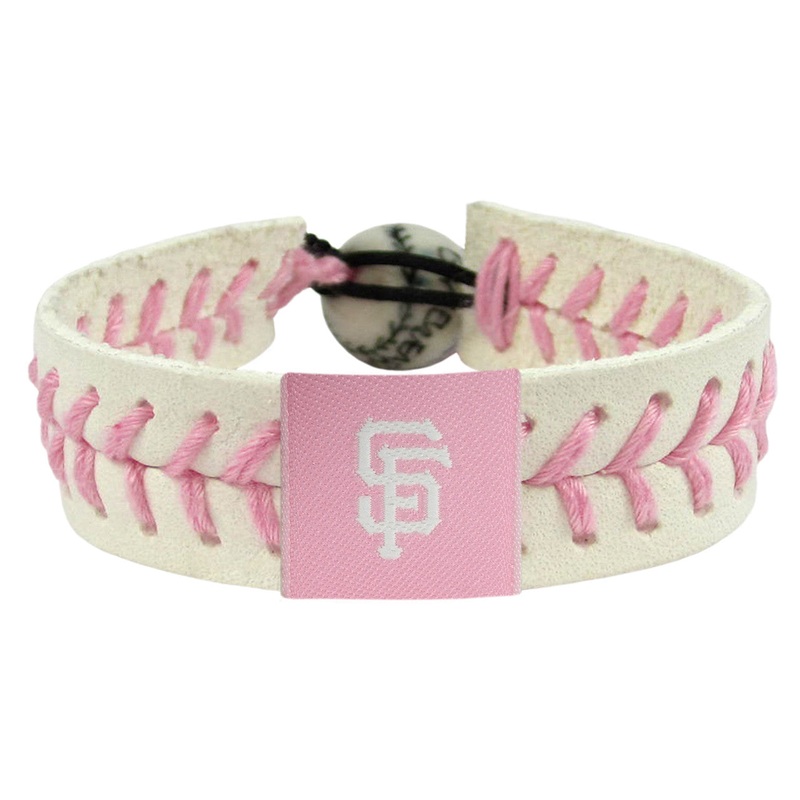 Gamewear San Francisco Giants Pink Baseball Bracelet