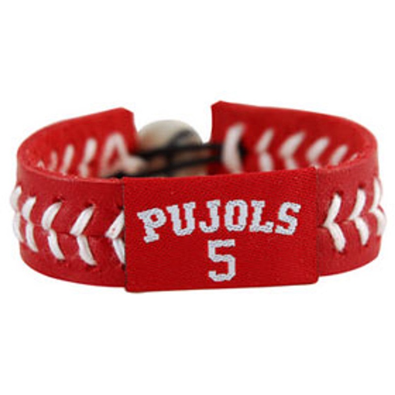 Gamewear St. Louis Cardinals Team Color Baseball Bracelet Albert Pujols