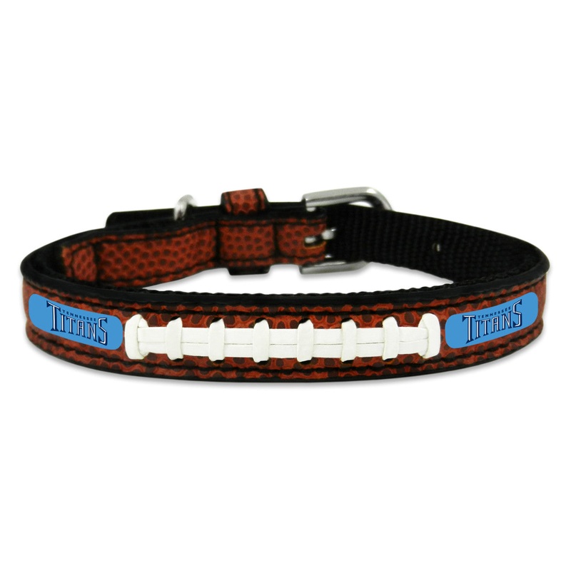 Gamewear Tennessee Titans Leather Classic Football Collar Toy