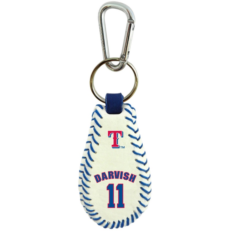 Gamewear Texas Rangers Classic Baseball Yu Darvish Keychain