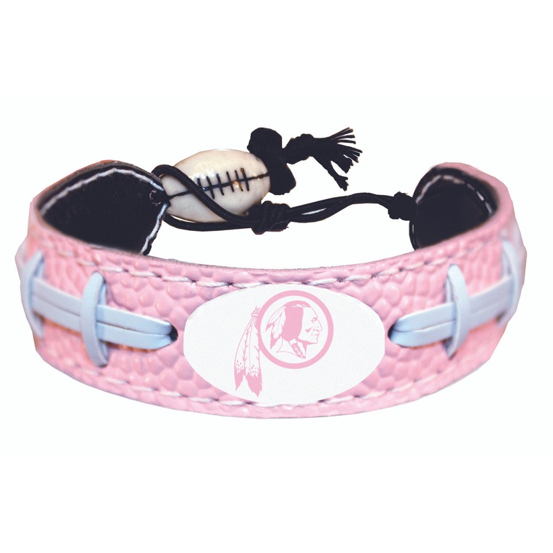 Gamewear Washington Redskins Pink Football Bracelet