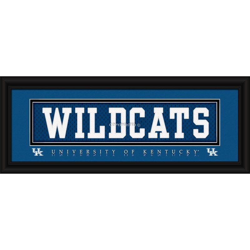 Prints Charming Kentucky Wildcats Slogan Style Stitched Uniform Wildcats Print