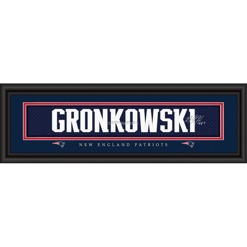 Prints Charming New England Patriots Rob Gronkowski Signature Print 8×24