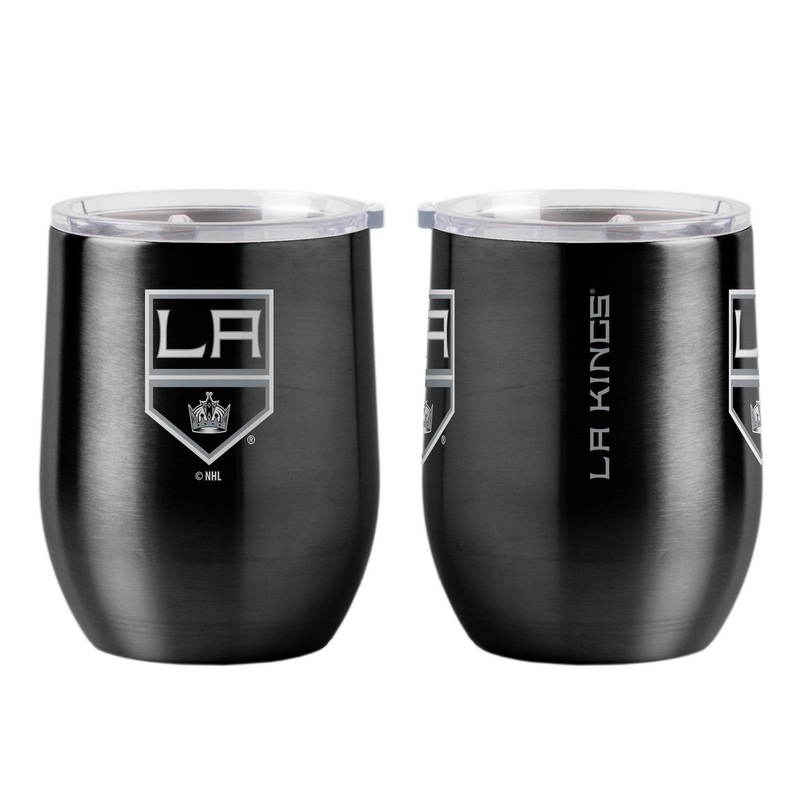 BOELTER Los Angeles Kings Curved Beverage 16oz Ultra Travel Tumbler