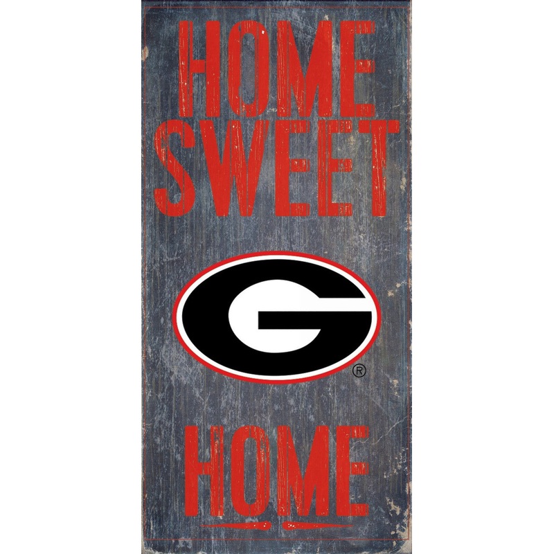 Fan Creations Georgia Bulldogs Home Sweet Home Wood Sign 6×12