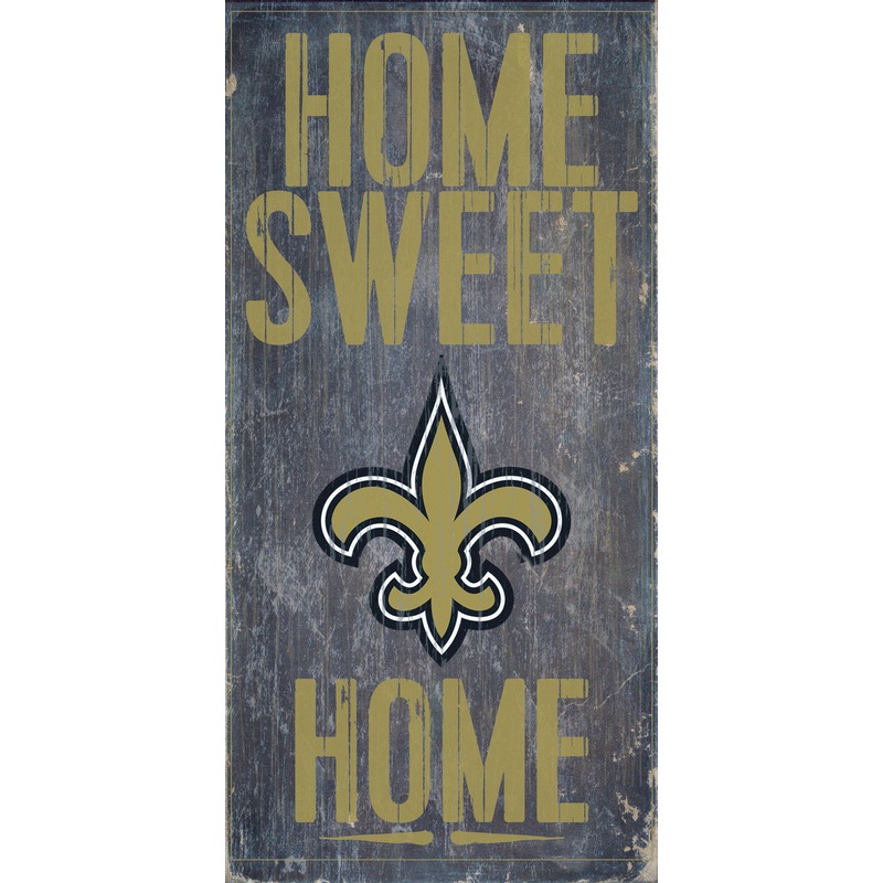 Fan Creations New Orleans Saints Home Sweet Home Wood Sign 6×12