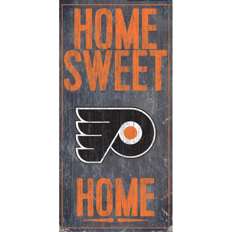 Fan Creations Philadelphia Flyers Home Sweet Home Wood Sign 6×12