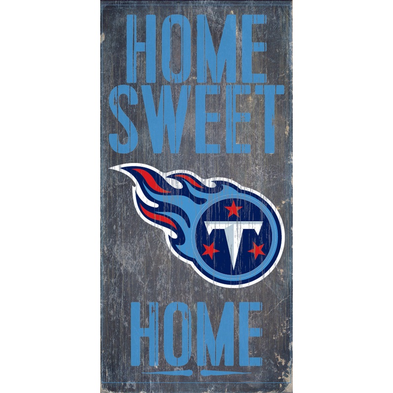 Fan Creations Tennessee Titans Home Sweet Home Wood Sign 6×12