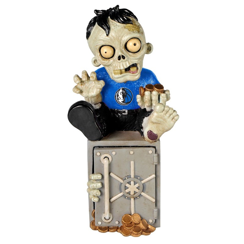 Forever Collectibles Dallas Mavericks Zombie Bank Figurine