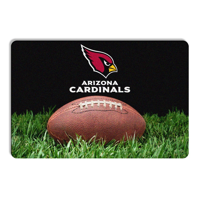 Gamewear Arizona Cardinals Classic Football Pet Bowl Mat Size Large
