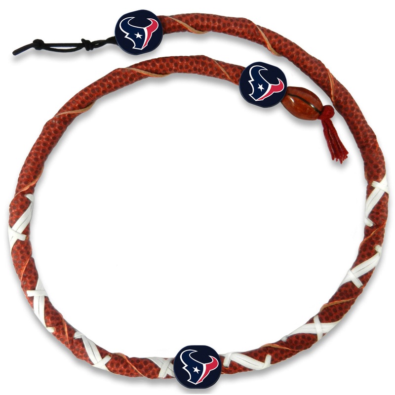 Gamewear Houston Texans Classic Spiral Football Necklace