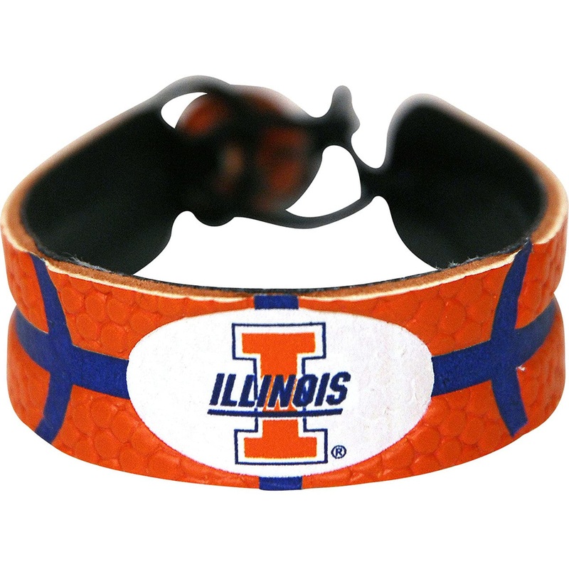 Gamewear Illinois Fighting Illini Orange Classic Basketball Bracelet