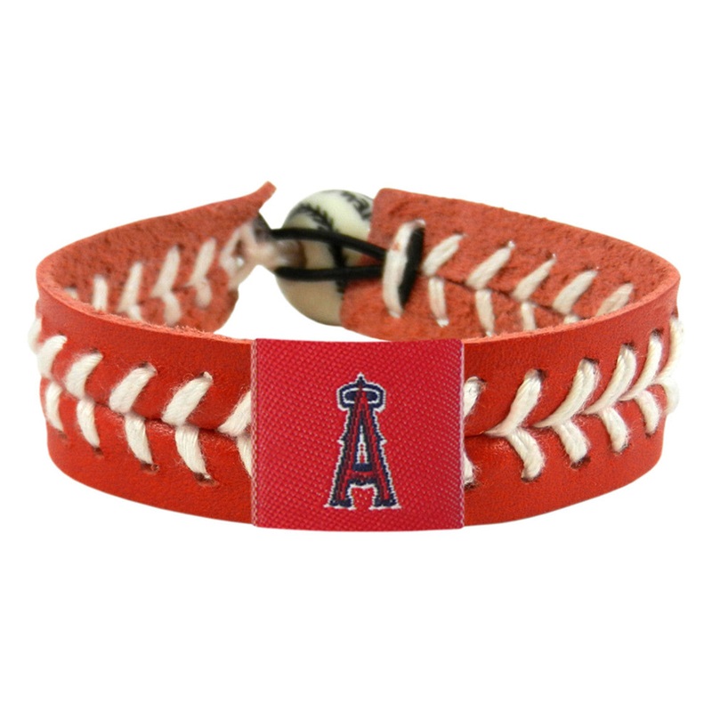 Gamewear Los Angeles Angels Team Color Baseball Bracelet