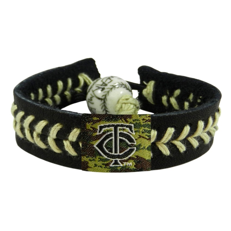 Gamewear Minnesota Twins Camo Baseball Bracelet