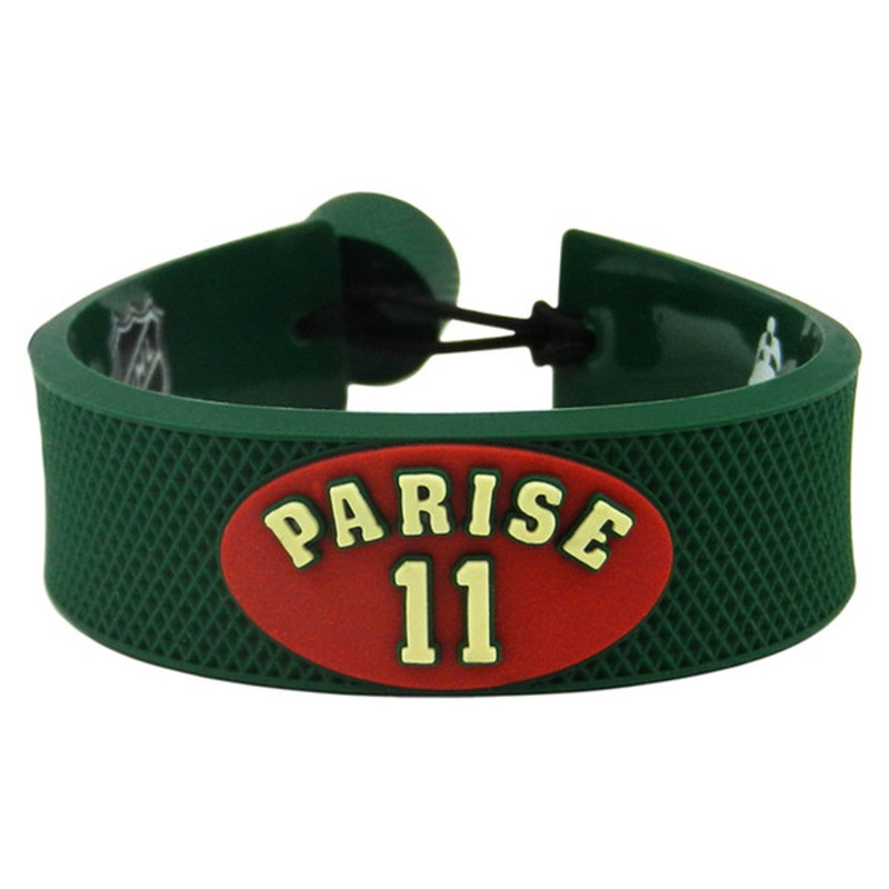 Gamewear Minnesota Wild Team Color Jersey Bracelet Zach Parise