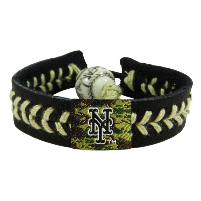 Gamewear New York Mets Camo Baseball Bracelet